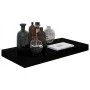 Floating wall shelf glossy black MDF 50x23x3.8 cm by vidaXL, Shelves and shelves - Ref: Foro24-323766, Price: 19,11 €, Discou...