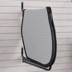 Blanket support for saddle, 3-arm black iron by , Saddle stands - Ref: Foro24-172459, Price: 45,16 €, Discount: %