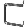Deckenhalterung für Satteldecke, 3-armig, schwarz aus Eisen von , Sattelständer - Ref: Foro24-172459, Preis: 45,86 €, Rabatt: %