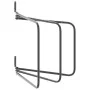 Blanket support for saddle, 3-arm black iron by , Saddle stands - Ref: Foro24-172459, Price: 45,16 €, Discount: %