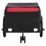 Fahrradanhänger aus schwarzem und rotem Eisen, 45 kg. von , Fahrradanhänger - Ref: Foro24-94104, Preis: 91,81 €, Rabatt: %