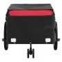 Remolque para bicicleta hierro negro y rojo 45 kg by , Bicycle trailers - Ref: Foro24-94104, Price: 97,22 €, Discount: %
