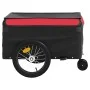 Remolque para bicicleta hierro negro y rojo 45 kg by , Bicycle trailers - Ref: Foro24-94104, Price: 97,22 €, Discount: %