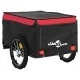 Remolque para bicicleta hierro negro y rojo 45 kg by , Bicycle trailers - Ref: Foro24-94104, Price: 97,22 €, Discount: %