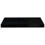 Floating wall shelf glossy black MDF 50x23x3.8 cm by vidaXL, Shelves and shelves - Ref: Foro24-323766, Price: 19,46 €, Discou...