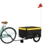 Remolque para bicicleta hierro negro y amarillo 45 kg de , Remolques para bicicletas - Ref: Foro24-94106, Precio: 94,20 €, De...
