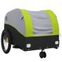 Fahrradanhänger aus schwarzem und grünem Eisen, 30 kg. von , Fahrradanhänger - Ref: Foro24-94144, Preis: 98,41 €, Rabatt: %