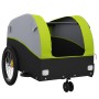 Fahrradanhänger aus schwarzem und grünem Eisen, 30 kg. von , Fahrradanhänger - Ref: Foro24-94144, Preis: 98,41 €, Rabatt: %