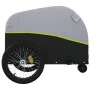 Remolque para bicicleta hierro negro y verde 30 kg by , Bicycle trailers - Ref: Foro24-94144, Price: 96,38 €, Discount: %