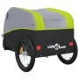 Remolque para bicicleta hierro negro y verde 30 kg by , Bicycle trailers - Ref: Foro24-94144, Price: 96,38 €, Discount: %