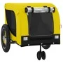 Remolque bicicleta mascotas hierro tela Oxford amarillo negro de , Cochecitos para mascotas - Ref: Foro24-94015, Precio: 106,...