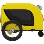 Remolque bicicleta mascotas hierro tela Oxford amarillo negro de , Cochecitos para mascotas - Ref: Foro24-94015, Precio: 106,...