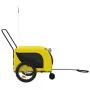 Remolque bicicleta mascotas hierro tela Oxford amarillo negro by , pet strollers - Ref: Foro24-94022, Price: 118,75 €, Discou...
