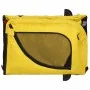 Remolque bicicleta mascotas hierro tela Oxford amarillo negro by , pet strollers - Ref: Foro24-94022, Price: 118,75 €, Discou...