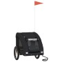 Fahrradanhänger für Haustiere, Eisen, Oxford-Gewebe, schwarz von , Kinderwagen für Haustiere - Ref: Foro24-93968, Preis: 105,...