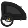 Remolque de bicicleta mascotas hierro tela Oxford negro by , pet strollers - Ref: Foro24-93968, Price: 104,45 €, Discount: %