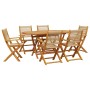 Garten-Essgruppe 7-teilig aus Polypropylen Massivholz in Beige von , Gartensets - Ref: Foro24-3281711, Preis: 661,58 €, Rabat...