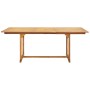 Set de comedor de jardín 7 pzas ratán PE madera maciza beige by , Garden sets - Ref: Foro24-3281732, Price: 834,13 €, Discoun...