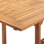 Set de comedor de jardín 7 pzas ratán PE madera maciza beige by , Garden sets - Ref: Foro24-3281732, Price: 834,13 €, Discoun...
