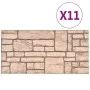 3D Wandpaneele Ziegelstein-Design 10 Stück EPS beige von , Wandverkleidung - Ref: Foro24-147206, Preis: 188,98 €, Rabatt: %