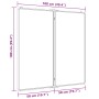 Pizarra magnética plegable aluminio 100x100x1,7 cm by , Exhibition panels - Ref: Foro24-4005354, Price: 63,30 €, Discount: %