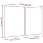 Pizarra magnética plegable aluminio 120x80x1,7 cm by , Exhibition panels - Ref: Foro24-4005356, Price: 56,40 €, Discount: %