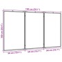 Pizarra magnética plegable aluminio 150x100x1,7 cm by , Exhibition panels - Ref: Foro24-4005361, Price: 95,82 €, Discount: %