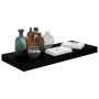 Floating wall shelf in glossy black MDF 60x23.5x3.8 cm by vidaXL, Shelves and shelves - Ref: Foro24-323769, Price: 22,28 €, D...