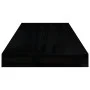 Floating wall shelf in glossy black MDF 60x23.5x3.8 cm by vidaXL, Shelves and shelves - Ref: Foro24-323769, Price: 22,28 €, D...