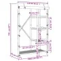 Armario de bambú 110x45x170 cm von , Kleiderschränke - Ref: Foro24-368043, Preis: 213,70 €, Rabatt: %