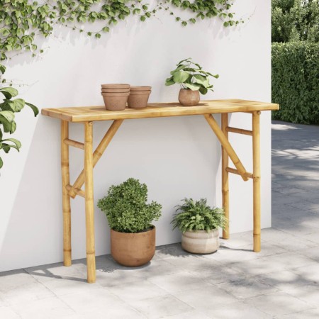 Mesa consola de bambú 115x39x75 cm by , console tables - Ref: Foro24-368041, Price: 77,83 €, Discount: %