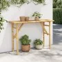 Mesa consola de bambú 115x39x75 cm by , console tables - Ref: Foro24-368041, Price: 76,29 €, Discount: %