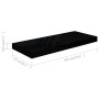 Schwebendes Wandregal MDF glänzend schwarz 60x23,5x3,8 cm von vidaXL, Regale und Regale - Ref: Foro24-323769, Preis: 22,74 €,...