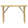 Mesa consola de bambú 115x39x75 cm by , console tables - Ref: Foro24-368041, Price: 76,29 €, Discount: %