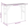 Mesa consola de bambú 115x39x75 cm by , console tables - Ref: Foro24-368041, Price: 77,83 €, Discount: %