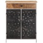 Rough mango wood and iron sideboard 60x35x75 cm by vidaXL, Sideboards - Ref: Foro24-323736, Price: 180,13 €, Discount: %