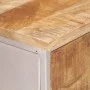 Aparador de madera de mango rugosa y hierro 60x35x75 cm de vidaXL, Aparadores - Ref: Foro24-323736, Precio: 178,04 €, Descuen...