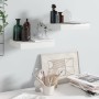 Floating wall shelf 2 pcs glossy white MDF 23x23.5x3.8cm by vidaXL, Shelves and shelves - Ref: Foro24-323740, Price: 25,03 €,...