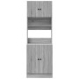 Mueble de cocina madera de ingeniería gris Sonoma 60x50x180 cm by , Kitchen cabinets - Ref: Foro24-3276642, Price: 183,34 €, ...