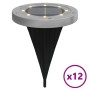Luces solares suelo jardín con pico tierra blanco cálido 12 uds by , Outdoor lighting - Ref: Foro24-4008201, Price: 46,56 €, ...