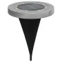 Solarleuchten für den Gartenboden mit Erdspieß in warmweißem Weiß, 12 Stück. von , Außenbeleuchtung - Ref: Foro24-4008201, Pr...