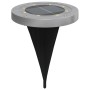 Solarleuchten für den Gartenboden mit Erdspieß in warmweißem Weiß, 12 Stück. von , Außenbeleuchtung - Ref: Foro24-4008201, Pr...