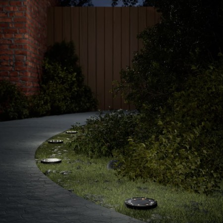 Solarleuchten für den Gartenboden mit Erdspieß in warmweißem Weiß, 12 Stück. von , Außenbeleuchtung - Ref: Foro24-4008203, Pr...