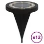 Solarleuchten für den Gartenboden mit Erdspieß in warmweißem Weiß, 12 Stück. von , Außenbeleuchtung - Ref: Foro24-4008203, Pr...