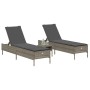 Tumbonas con cojines 2 unidades ratán sintético gris von , Liegen - Ref: Foro24-3261589, Preis: 285,55 €, Rabatt: %