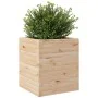 Jardinera de madera maciza de pino 40x40x46 cm by , Pots and planters - Ref: Foro24-3282399, Price: 83,47 €, Discount: %