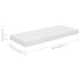 Estante flotante de pared 4 uds MDF blanco brillo 60x23,5x3,8cm de vidaXL, Estantes y estanterías - Ref: Foro24-323750, Preci...