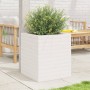 Massive weiße Kiefernholz-Pflanzschale 40x40x46 cm von , Töpfe und Pflanzgefäße - Ref: Foro24-3282400, Preis: 100,73 €, Rabat...