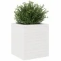 Massive weiße Kiefernholz-Pflanzschale 40x40x46 cm von , Töpfe und Pflanzgefäße - Ref: Foro24-3282400, Preis: 99,44 €, Rabatt: %