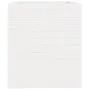 Massive weiße Kiefernholz-Pflanzschale 40x40x46 cm von , Töpfe und Pflanzgefäße - Ref: Foro24-3282400, Preis: 99,44 €, Rabatt: %